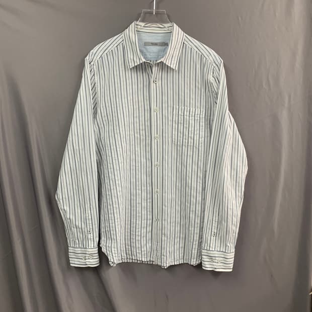 XL 코오롱 시리즈 핀스트라이프 포켓 셔츠 