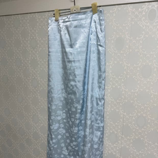 피핀샵  롱스커트 하늘색
