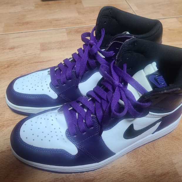 조던1 하이 코트퍼플 265