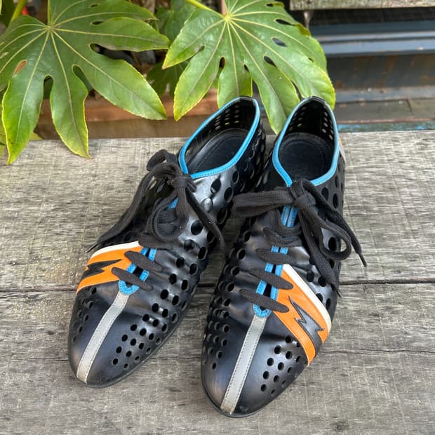 Prada Vintage Lightning Cut-Out Sneakers