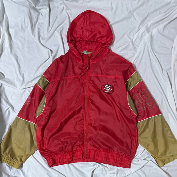 90s 스타터 nfl 샌프란시스코 49ers 윈드브레이커 바람막이