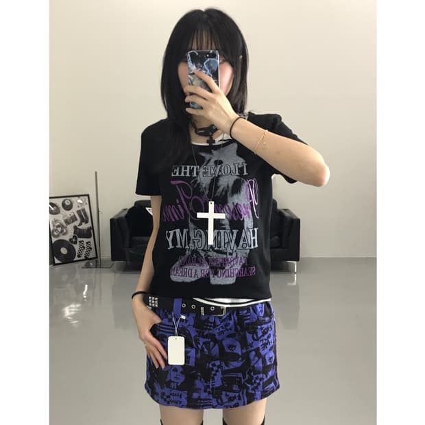 Park Girl Y2k Graphic T-Shirts