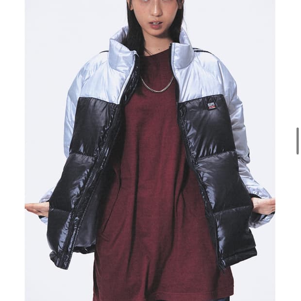 SPORT CHAMBER 덕다운 패딩 자켓 블랙