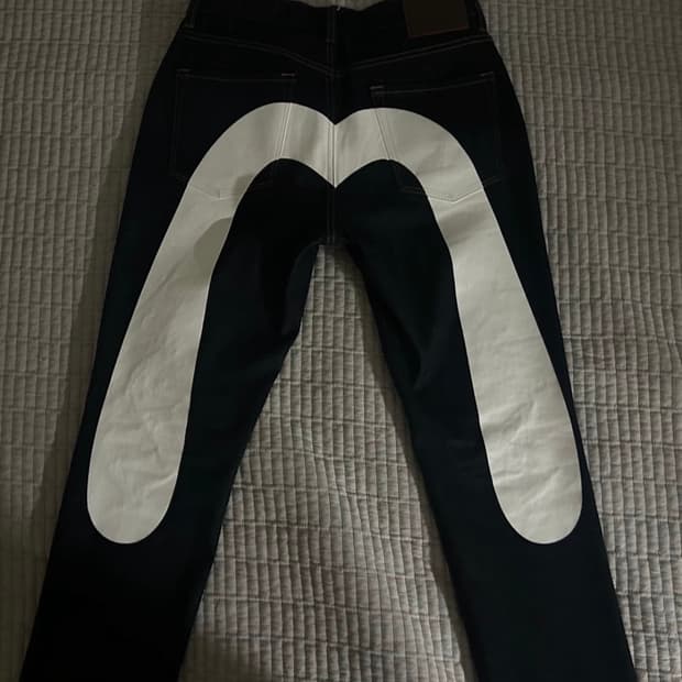 에비수 빅다이콕 데님 팬츠