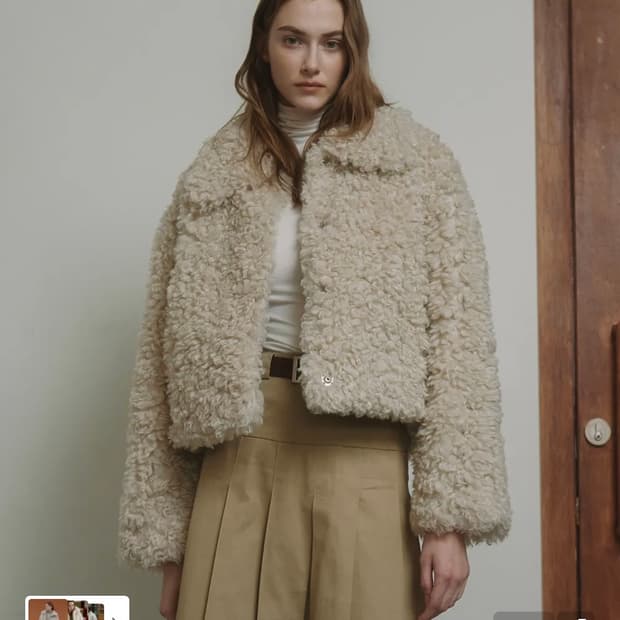 레프트서울 시어링 퍼자켓 