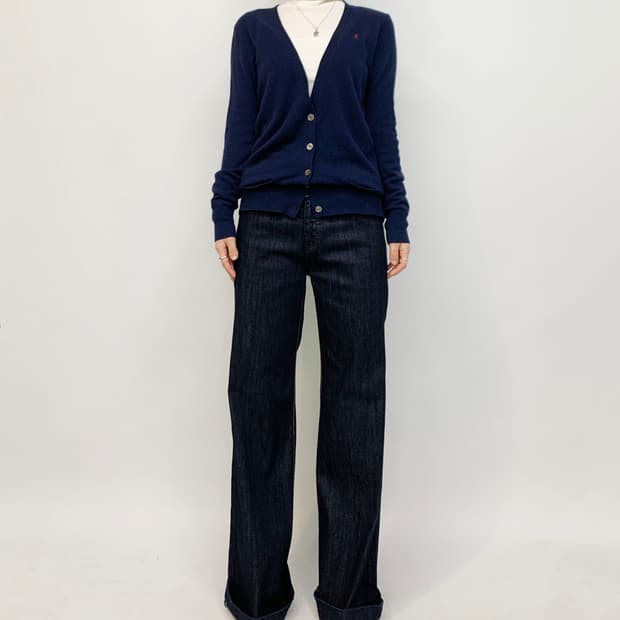 랄프 로렌 울 캐시미어 니트 가디건