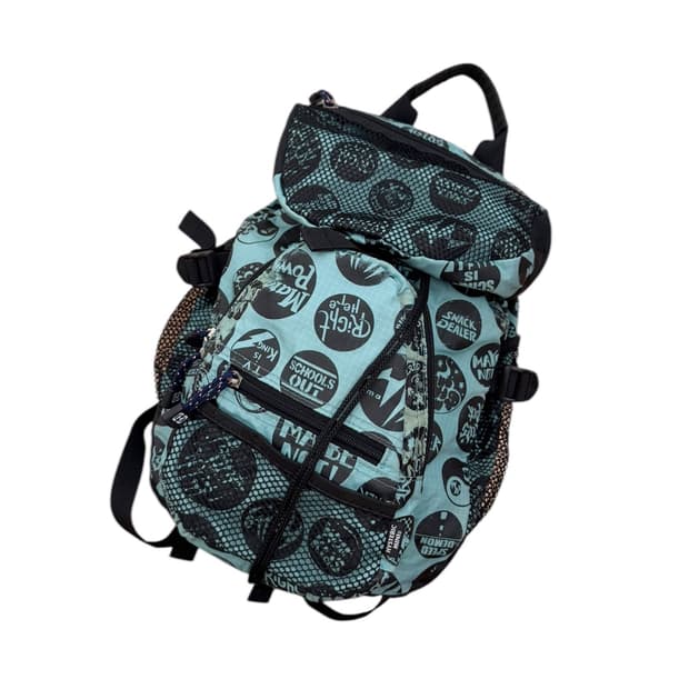 히스테릭글래머 프린티드 미니 백팩 민트 블루
