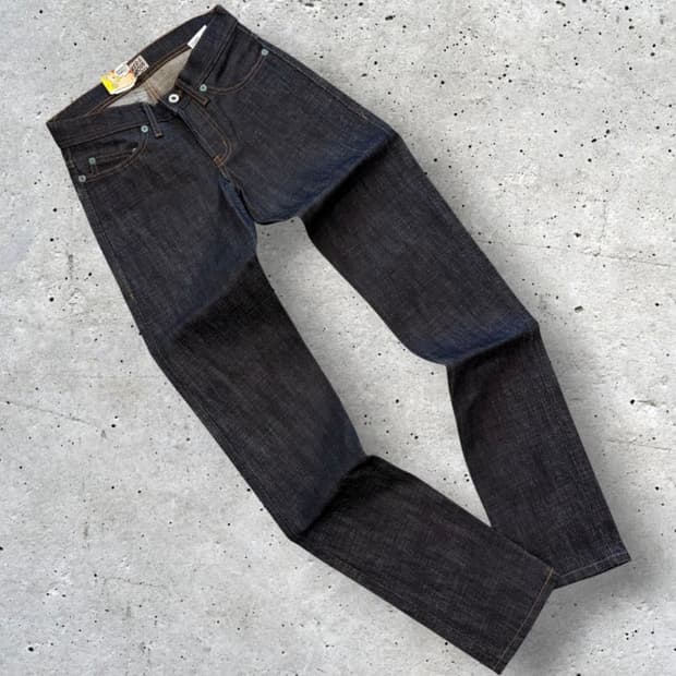 네이키드 앤 페이머스 헤리티지 셀비지 데님 진 청 팬츠