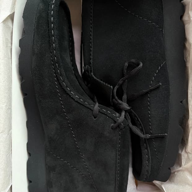 [275] 25fw 파프 클락스 왈라비 스웨이드 블랙 새상품 싸게팔아용