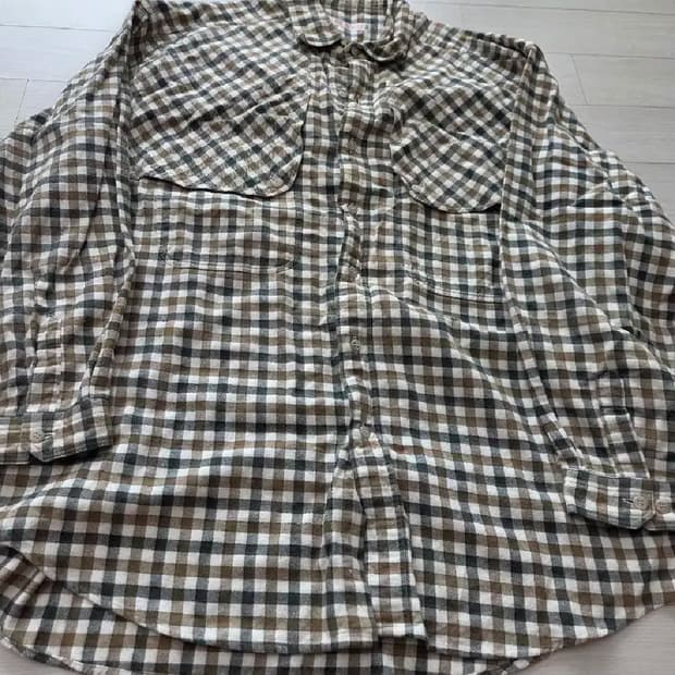 로에베 빈티지  마드라스 체크 셔츠