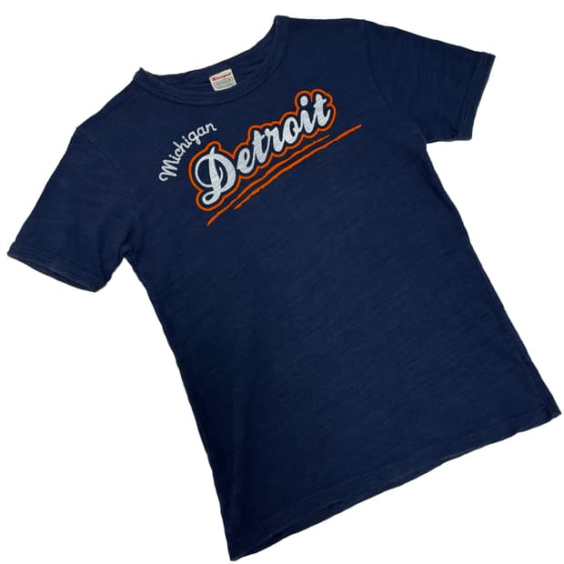 챔피온(Champion) 디트로이트 미시간 빈티지 슬러브 티셔츠