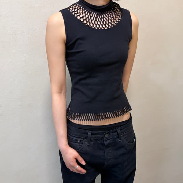 Issey miyake fete net sleeveless