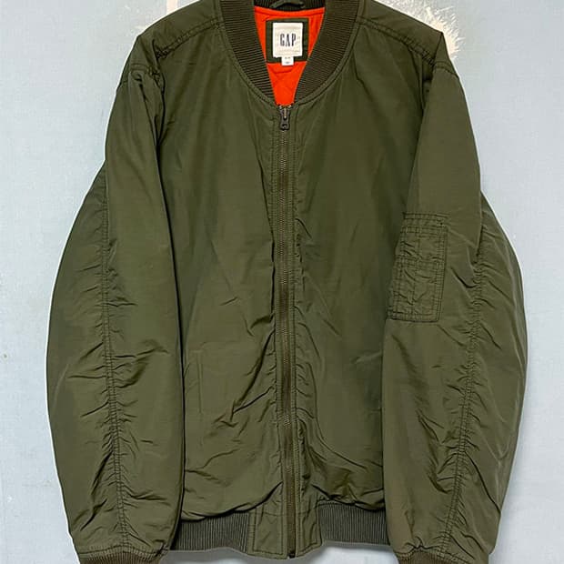 GAP 갭 남자 항공점퍼 누빔패딩 추동복 캐주얼 XL 105