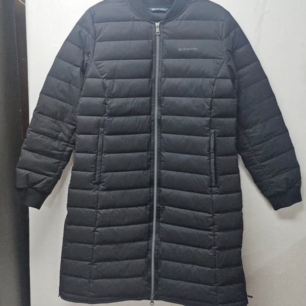 블랙야크 구스  다운경량롱패딩  100