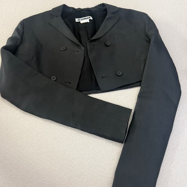 Jil Sander 질 샌더 여성 크롭 자켓 그레이