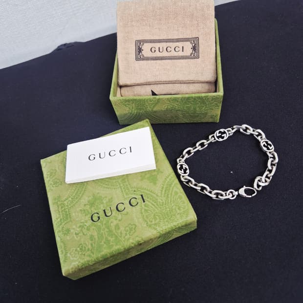 구찌 인터로킹 팔찌