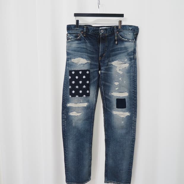 FDMTL TOKYO patchwork denim pants 