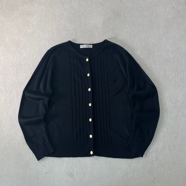 W 100 버버리 기마로고 퓨어울 황동 버튼 가디건 