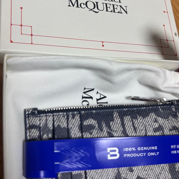 알렉산더 맥퀸 카드지갑 집 코인 카드홀더