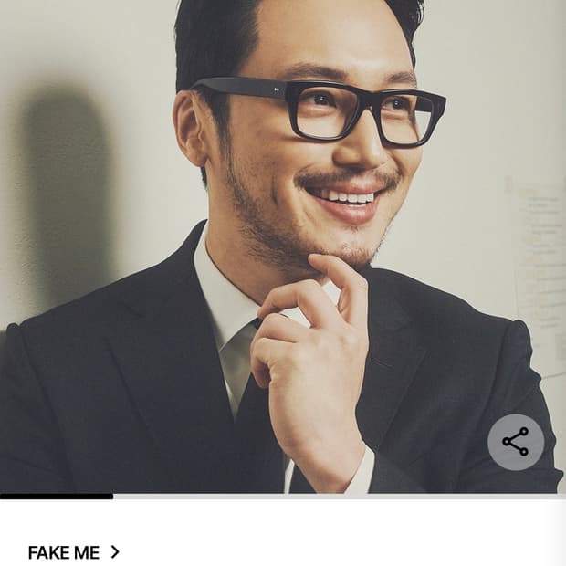 페이크미 네추럴본2 안경테 변요한 콜라보