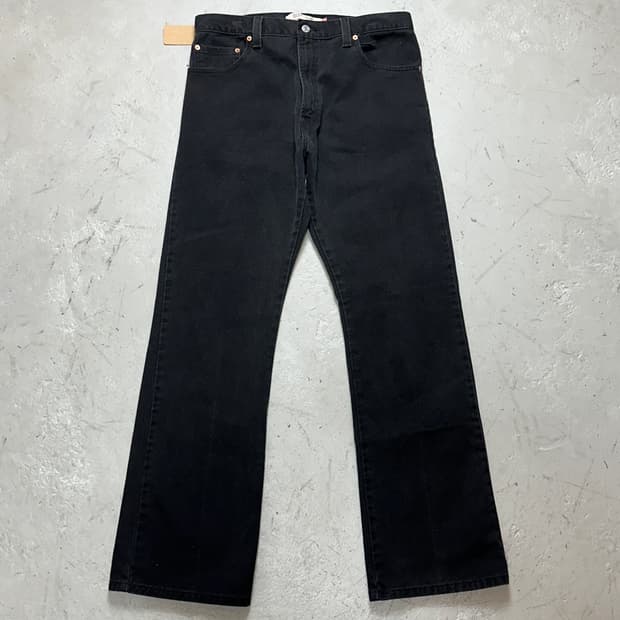 00’s 리바이스 517 블랙 부츠컷 플레어진