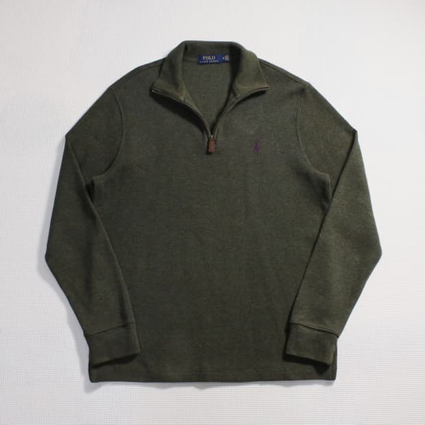 Polo 폴로 랄프로렌 카키 하프집업