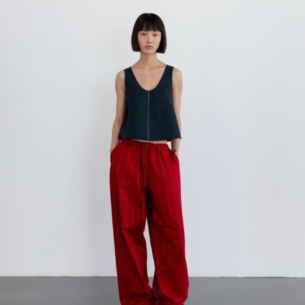 GBH Drawstring pants red