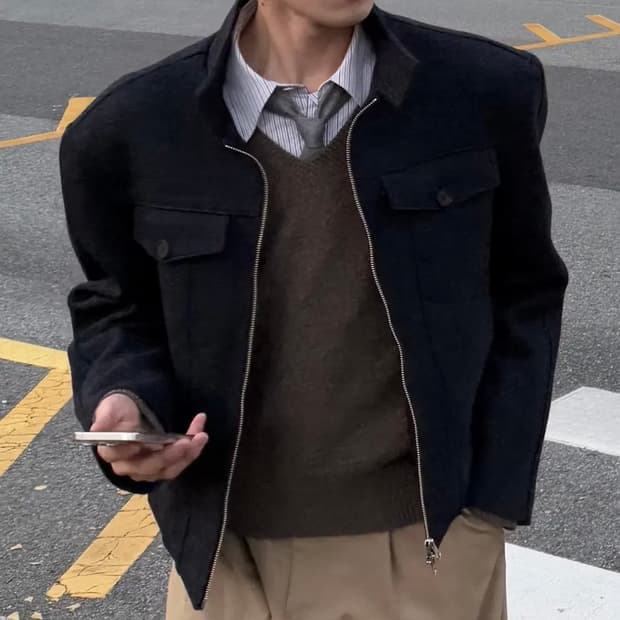 웨이비니스 스퀘어 해링턴 자켓 2