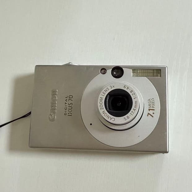 캐논 익서스 70 실버 디지털 카메라