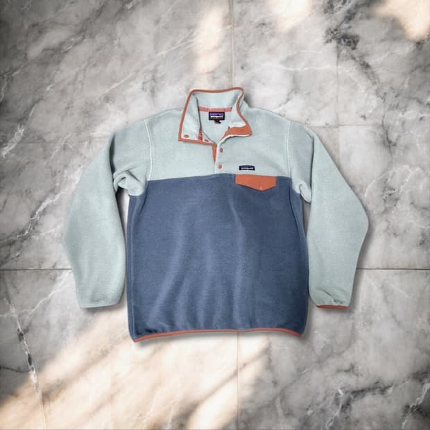 L사이즈) 파타고니아 신칠라 투톤  후리스 스냅티 라이트웨이트