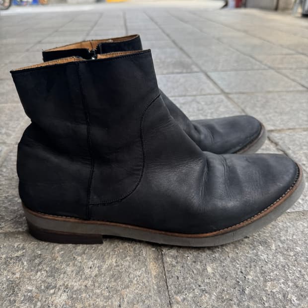마르지엘라 아카이브 leather zip boots 270-275