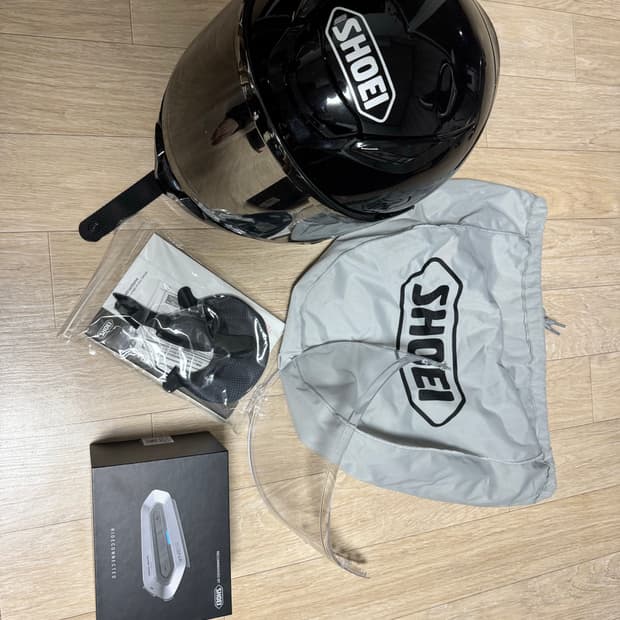 쇼에이 Z-8 블랙헬멧 하만카돈 세나 STL -EXT 풀세트