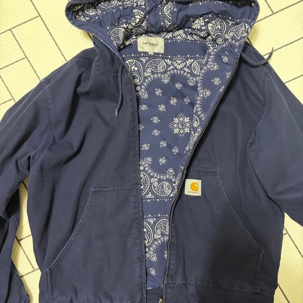 칼하트 반다나 후드집업 M