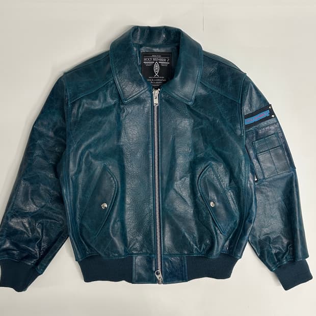 이태리 양가죽 봄버 자켓 