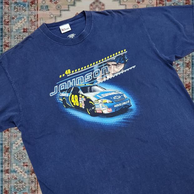 Chase Authentics 지미 존슨 48 NASCAR 티셔츠 2XL