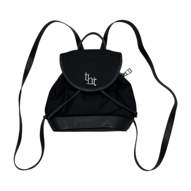 쓰리타임즈 아콘 미니백팩 가방 블랙