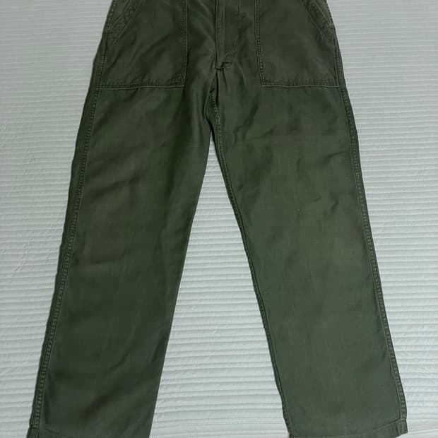 [32] 민트 오리지널 60s 미군 퍼티그 팬츠 OG-107 스코빌 지퍼