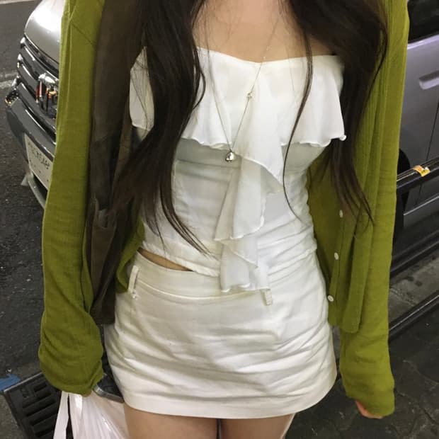 아워캐비넷 love frill sleeveless