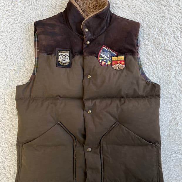 헤지스 덕다운 패딩 조끼/#121