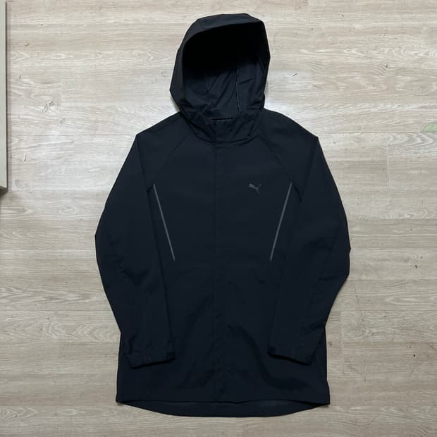 푸마 리핑캣 로고 바람맏이 후드자켓 [블랙] S/90