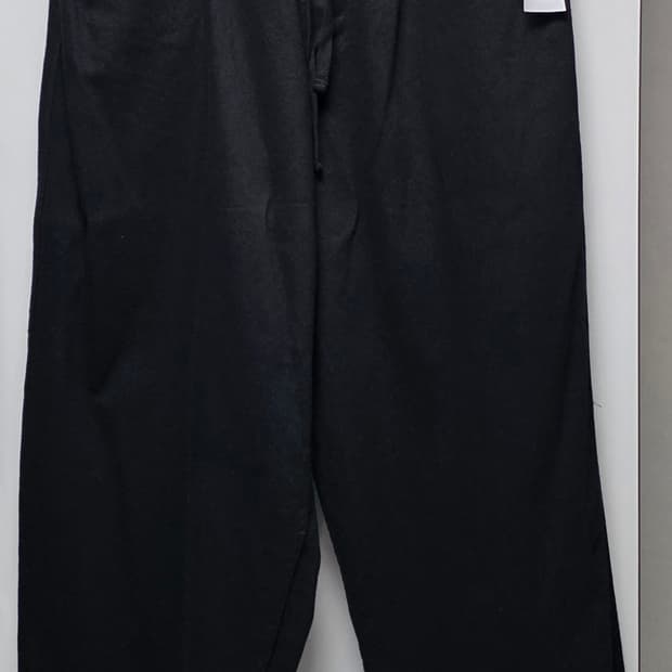 코모리 26SS 블랙 드릴 팬츠 (사이즈 3)