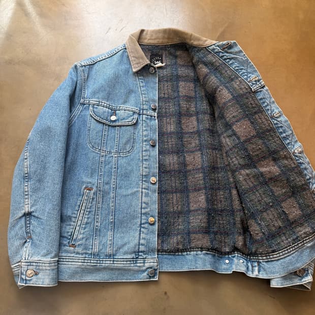 80 ~ 90'S RIVETED LEE 블랭킷 안감 데님자켓