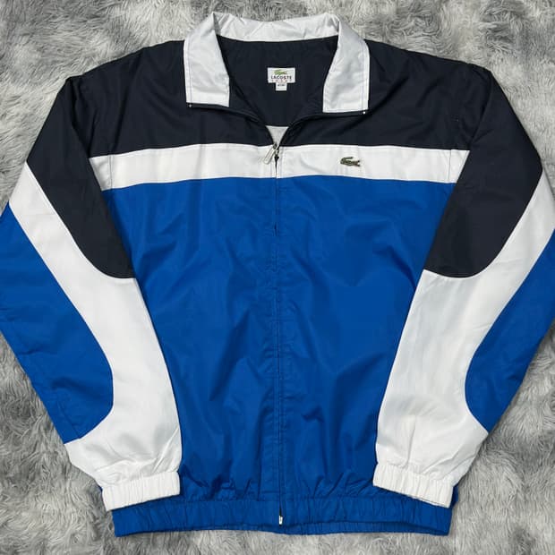 라코스테 올드스쿨 빅로고 바람막이 XL
