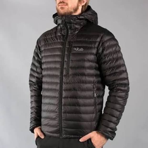 Rab microlight alpine jacket black