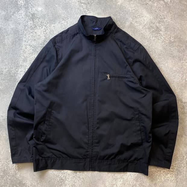 [L] 00s Old GAP 올드 갭 블랙 폴리쉘 블루종 자켓