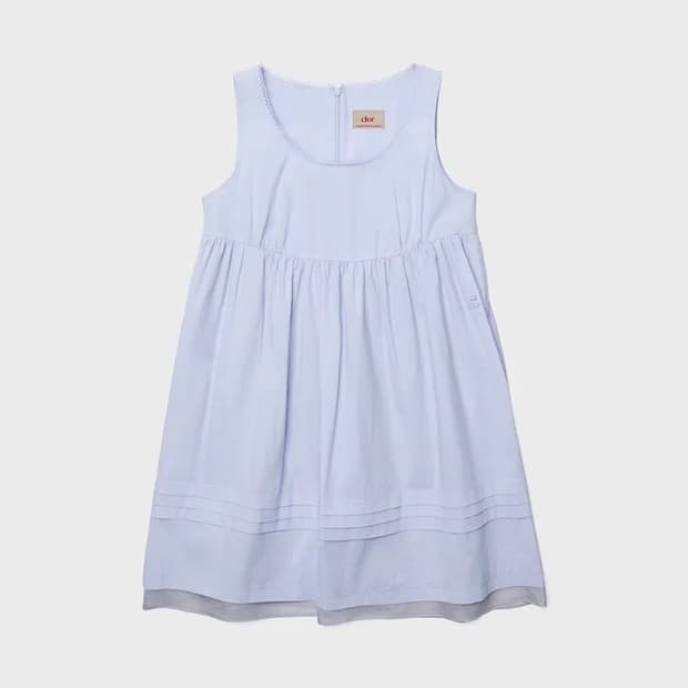 클로르 코튼 미니 드레스 Clor cotton mini dress