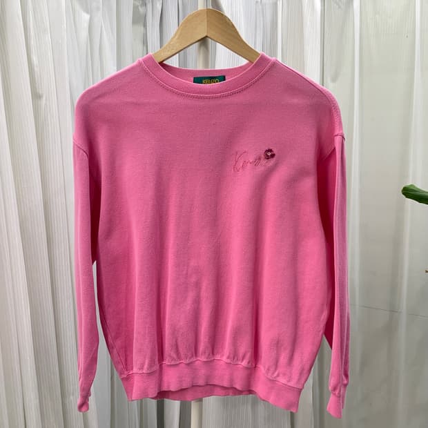 겐조 골프 플라워 자수 로고 맨투맨 1862