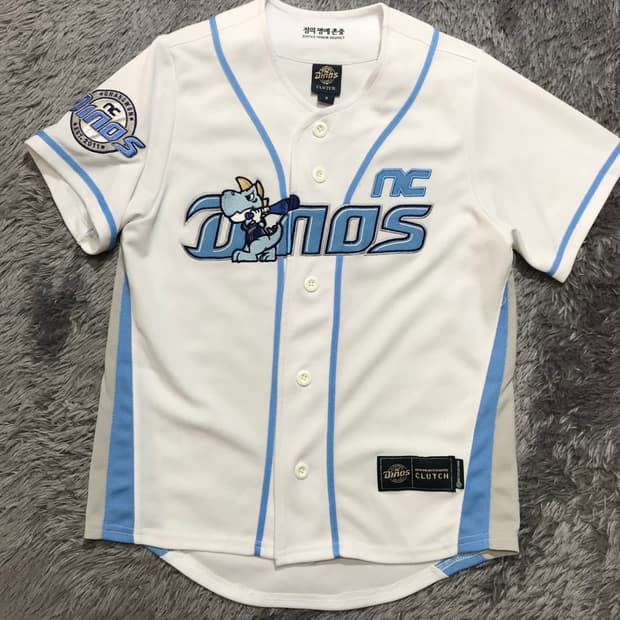 [[키즈 9, A급] NC 다이노스 클러치 주니어 유니폼/논마킹k36