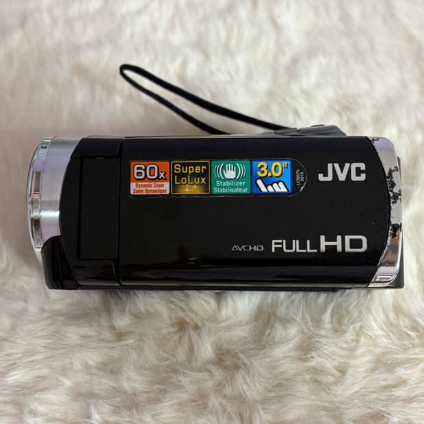 JVC gz-e306bu 풀HD 빈티지 캠코더