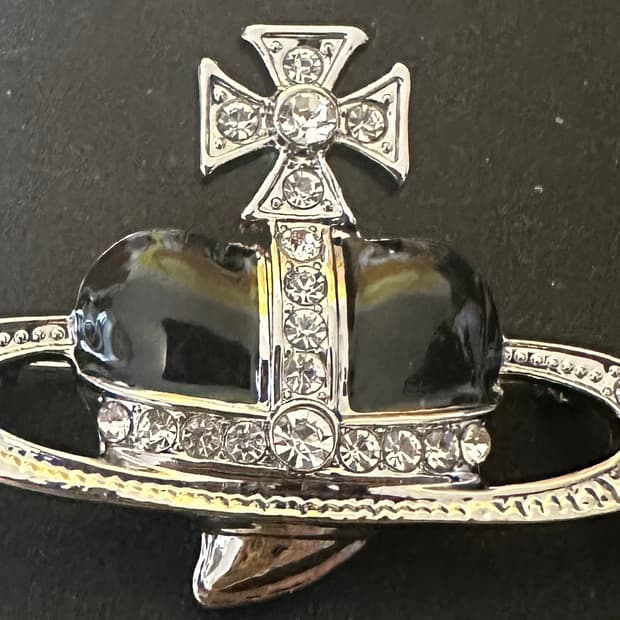 비비안웨스트우드 ORB 브로치 실버